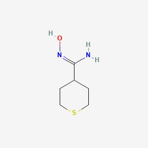 N'-hydroxythiane-4-carboximidamide