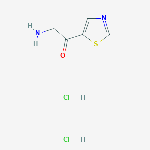 molecular formula C5H8Cl2N2OS B6602123 2-amino-1-(1,3-thiazol-5-yl)ethan-1-one dihydrochloride CAS No. 2126160-46-9