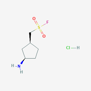 rac-[(1R,3S)-3-aminocyclopentyl]methanesulfonyl fluoride hydrochloride