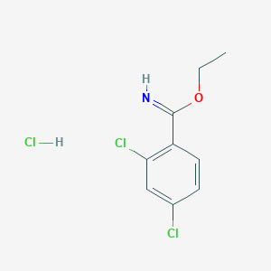 ethyl 2,4-dichlorobenzene-1-carboximidate hydrochloride