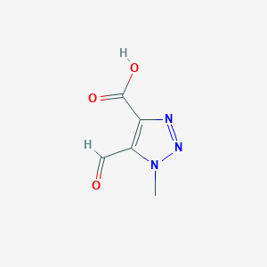 5-formyl-1-methyl-1H-1,2,3-triazole-4-carboxylic acid