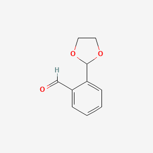 molecular formula C10H10O3 B6602295 2-(1,3-dioxolan-2-yl)benzaldehyde CAS No. 59259-01-7