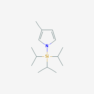 molecular formula C14H27NSi B6602312 3-methyl-1-[tris(propan-2-yl)silyl]-1H-pyrrole CAS No. 90971-71-4