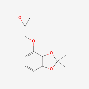 molecular formula C12H14O4 B6602339 2,2-Dimethyl-4-[(oxiran-2-yl)methoxy]-2H-1,3-benzodioxole CAS No. 89084-82-2