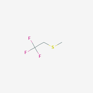 molecular formula C3H5F3S B6602352 1,1,1-trifluoro-2-(methylsulfanyl)ethane CAS No. 5187-55-3