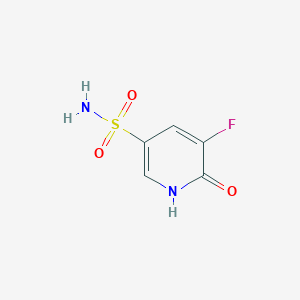 molecular formula C5H5FN2O3S B6602364 5-fluoro-6-oxo-1,6-dihydropyridine-3-sulfonamide CAS No. 1935822-05-1