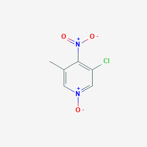 3-chloro-5-methyl-4-nitropyridin-1-ium-1-olate