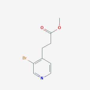 molecular formula C9H10BrNO2 B6602415 methyl 3-(3-bromopyridin-4-yl)propanoate CAS No. 2111029-43-5