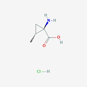rac-(1R,2R)-1-amino-2-methylcyclopropane-1-carboxylic acid hydrochloride