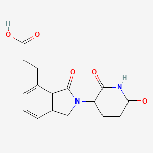 3-[2-(2,6-dioxopiperidin-3-yl)-3-oxo-2,3-dihydro-1H-isoindol-4-yl]propanoic acid