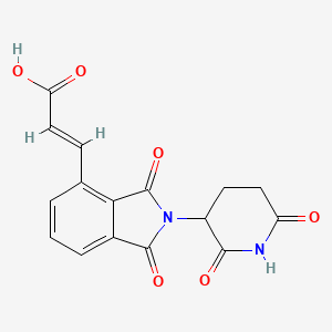 (2E)-3-[2-(2,6-dioxopiperidin-3-yl)-1,3-dioxo-2,3-dihydro-1H-isoindol-4-yl]prop-2-enoic acid