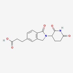 molecular formula C16H16N2O5 B6602565 3-[2-(2,6-dioxopiperidin-3-yl)-1-oxo-2,3-dihydro-1H-isoindol-5-yl]propanoic acid CAS No. 2703760-58-9