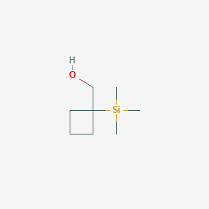 molecular formula C8H18OSi B6602571 [1-(trimethylsilyl)cyclobutyl]methanol CAS No. 97592-21-7