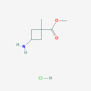 methyl (1s,3r)-3-amino-1-methylcyclobutane-1-carboxylate hydrochloride