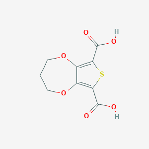 molecular formula C9H8O6S B066026 3,4-Propylenedioxythiophene-2,5-dicarboxylic acid CAS No. 177364-98-6