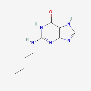 molecular formula C9H13N5O B6602616 2-(Butylamino)-9H-purin-6-ol CAS No. 114300-69-5