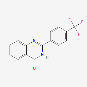molecular formula C15H9F3N2O B6602643 2-[4-(Trifluoromethyl)phenyl]-3h-Quinazolin-4-One CAS No. 83800-83-3