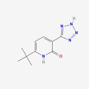 6-tert-butyl-3-(1H-1,2,3,4-tetrazol-5-yl)-1,2-dihydropyridin-2-one