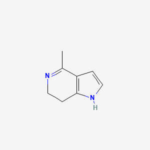 4-methyl-1H,6H,7H-pyrrolo[3,2-c]pyridine