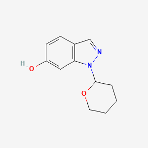 molecular formula C12H14N2O2 B6602734 1-(oxan-2-yl)-1H-indazol-6-ol CAS No. 2241499-39-6