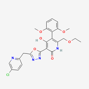 molecular formula C24H23ClN4O6 B6602765 N5O33BF03F CAS No. 2055200-88-7