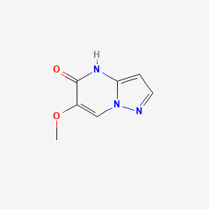 molecular formula C7H7N3O2 B6602775 6-methoxy-4H,5H-pyrazolo[1,5-a]pyrimidin-5-one CAS No. 1934459-70-7