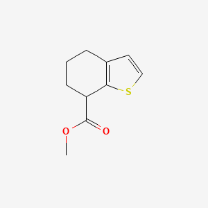 molecular formula C10H12O2S B6602812 methyl 4,5,6,7-tetrahydro-1-benzothiophene-7-carboxylate CAS No. 110449-91-7