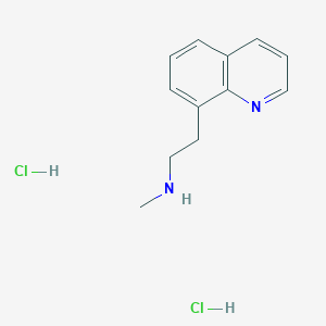 molecular formula C12H16Cl2N2 B6602857 methyl[2-(quinolin-8-yl)ethyl]amine dihydrochloride CAS No. 2060042-78-4