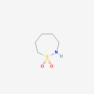 molecular formula C5H11NO2S B6602868 1lambda6,2-thiazepane-1,1-dione CAS No. 108214-54-6