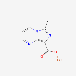 lithium(1+) ion 6-methylimidazo[1,5-a]pyrimidine-8-carboxylate