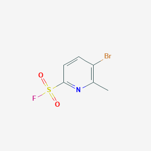 molecular formula C6H5BrFNO2S B6602954 5-bromo-6-methylpyridine-2-sulfonyl fluoride CAS No. 2287333-96-2