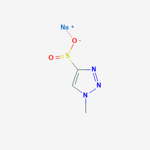 molecular formula C3H4N3NaO2S B6602956 sodium 1-methyl-1H-1,2,3-triazole-4-sulfinate CAS No. 2137669-98-6