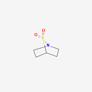 molecular formula C5H9NO2S B6602974 7lambda6-thia-1-azabicyclo[2.2.1]heptane-7,7-dione CAS No. 2173999-30-7