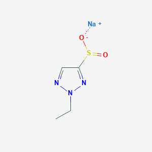 molecular formula C4H6N3NaO2S B6602993 sodium 2-ethyl-2H-1,2,3-triazole-4-sulfinate CAS No. 2173999-37-4