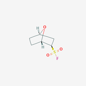 molecular formula C6H9FO3S B6603009 rac-(1R,2S,4S)-7-oxabicyclo[2.2.1]heptane-2-sulfonyl fluoride CAS No. 2219407-89-1