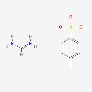 molecular formula C8H12N2O3S B6603098 iminomethanaminium 4-methylbenzene-1-sulfonate CAS No. 2665010-40-0