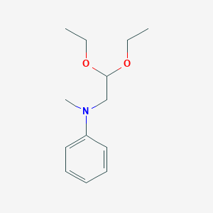 molecular formula C13H21NO2 B6603144 N-(2,2-diethoxyethyl)-N-methylaniline CAS No. 32431-43-9