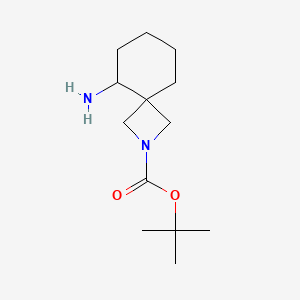 molecular formula C13H24N2O2 B6603154 tert-butyl 5-amino-2-azaspiro[3.5]nonane-2-carboxylate CAS No. 2169309-12-8