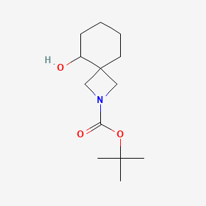 molecular formula C13H23NO3 B6603165 tert-butyl 5-hydroxy-2-azaspiro[3.5]nonane-2-carboxylate CAS No. 2168336-04-5