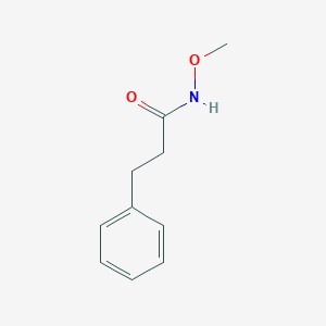 molecular formula C10H13NO2 B6603171 N-Methoxy-3-phenylpropanamide CAS No. 23601-49-2