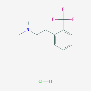 molecular formula C10H13ClF3N B6603172 methyl({2-[2-(trifluoromethyl)phenyl]ethyl})amine hydrochloride CAS No. 2305079-50-7