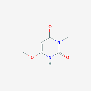 molecular formula C6H8N2O3 B6603175 6-Methoxy-3-methylpyrimidine-2,4(1H,3H)-dione CAS No. 29458-39-7