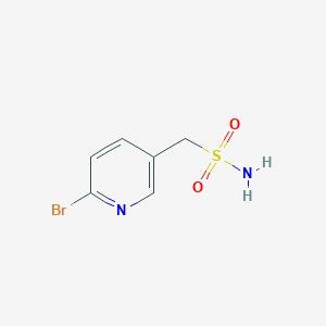 molecular formula C6H7BrN2O2S B6603207 (6-bromopyridin-3-yl)methanesulfonamide CAS No. 2228258-09-9