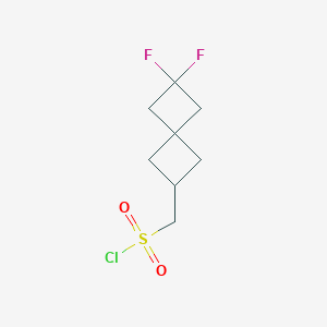 molecular formula C8H11ClF2O2S B6603240 {6,6-difluorospiro[3.3]heptan-2-yl}methanesulfonyl chloride CAS No. 2305251-94-7