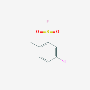 molecular formula C7H6FIO2S B6603249 5-iodo-2-methylbenzene-1-sulfonyl fluoride CAS No. 2301669-85-0