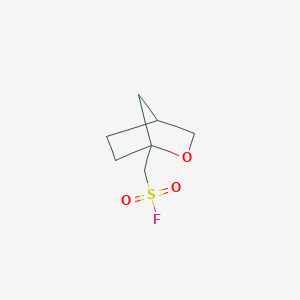 molecular formula C7H11FO3S B6603259 {2-oxabicyclo[2.2.1]heptan-1-yl}methanesulfonyl fluoride CAS No. 2305254-84-4
