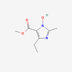 molecular formula C8H12N2O3 B6603291 methyl 4-ethyl-1-hydroxy-2-methyl-1H-imidazole-5-carboxylate CAS No. 2649053-78-9