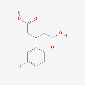3-(3-chlorophenyl)pentanedioic acid