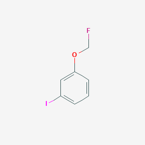 molecular formula C7H6FIO B6603352 1-(fluoromethoxy)-3-iodobenzene CAS No. 1632200-10-2