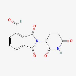 2-(2,6-dioxopiperidin-3-yl)-1,3-dioxo-2,3-dihydro-1H-isoindole-4-carbaldehyde